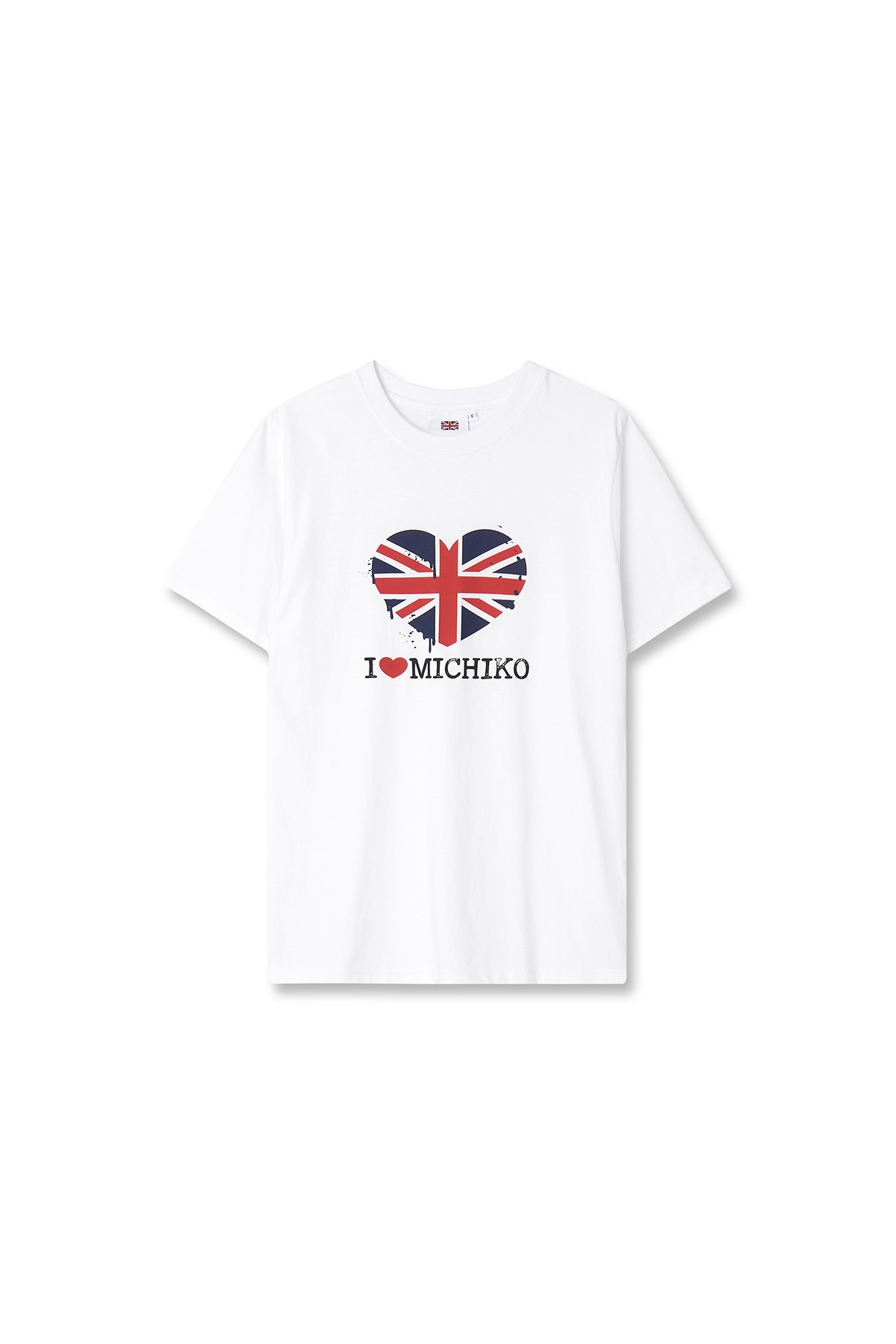 MELTING UNION JACK TOP WHITE_RELAXED FIT